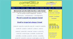 Desktop Screenshot of comet285.it